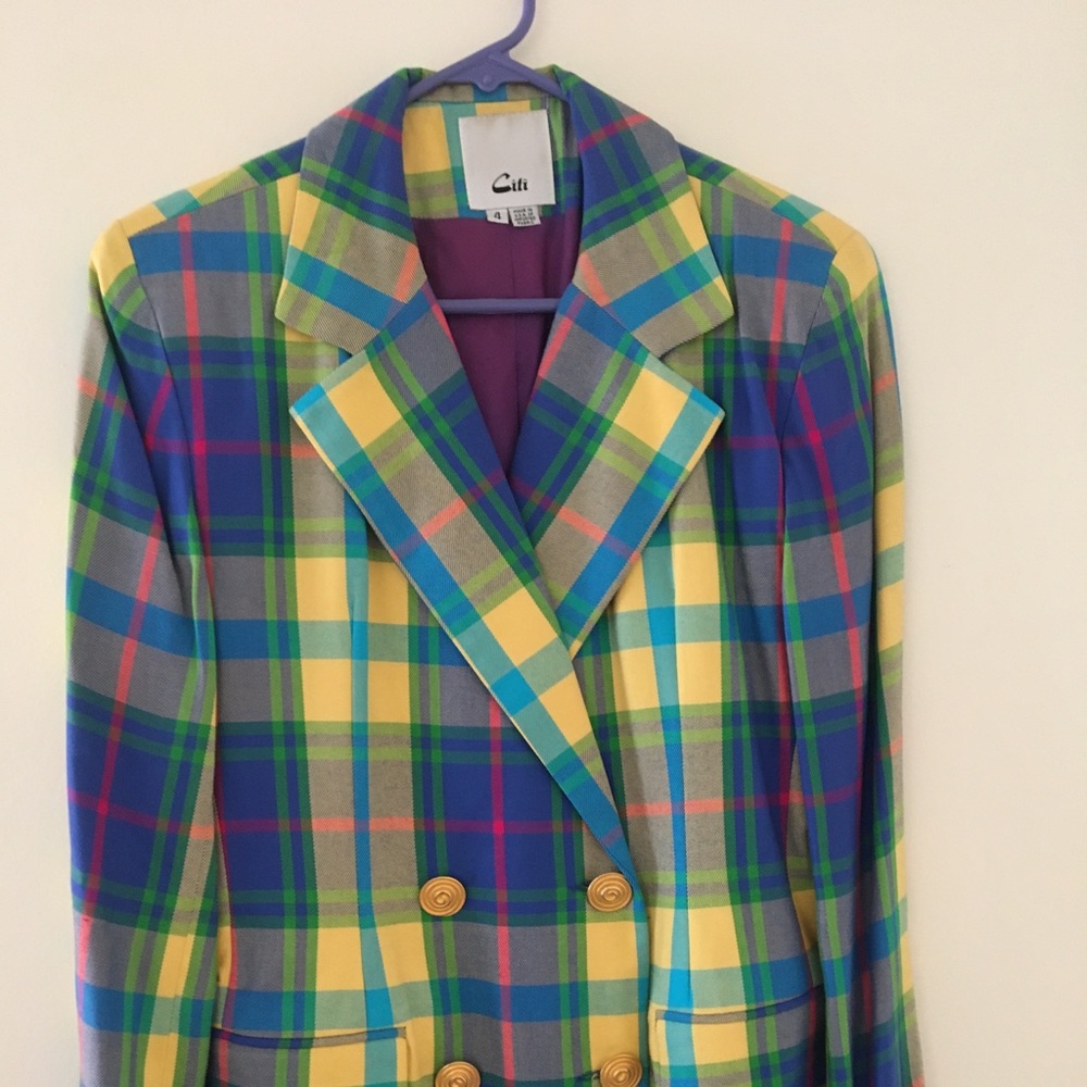 Citi Blazer Plaid in Color